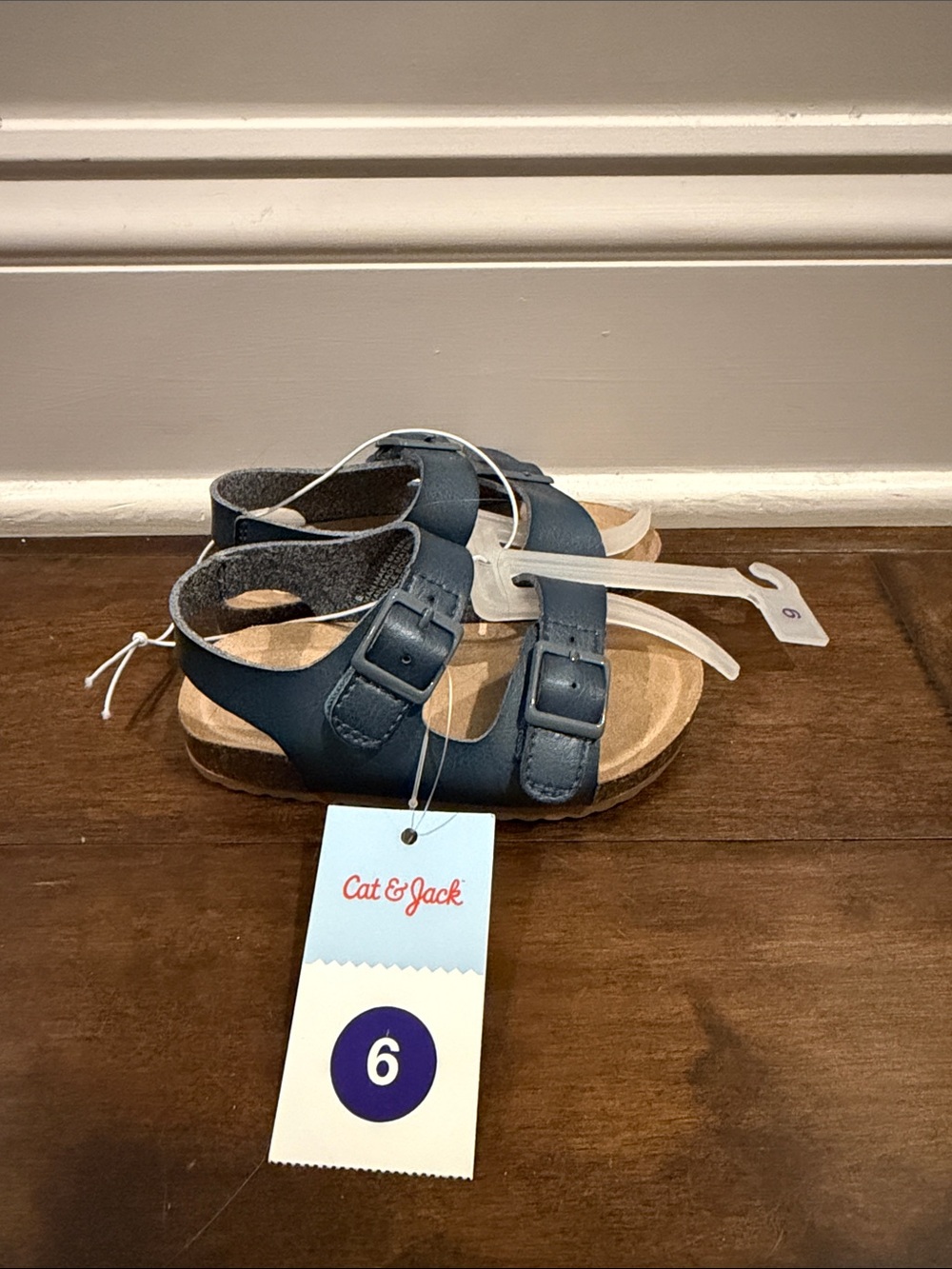 Cat & Jack Blue Toddler Buckle Sandals